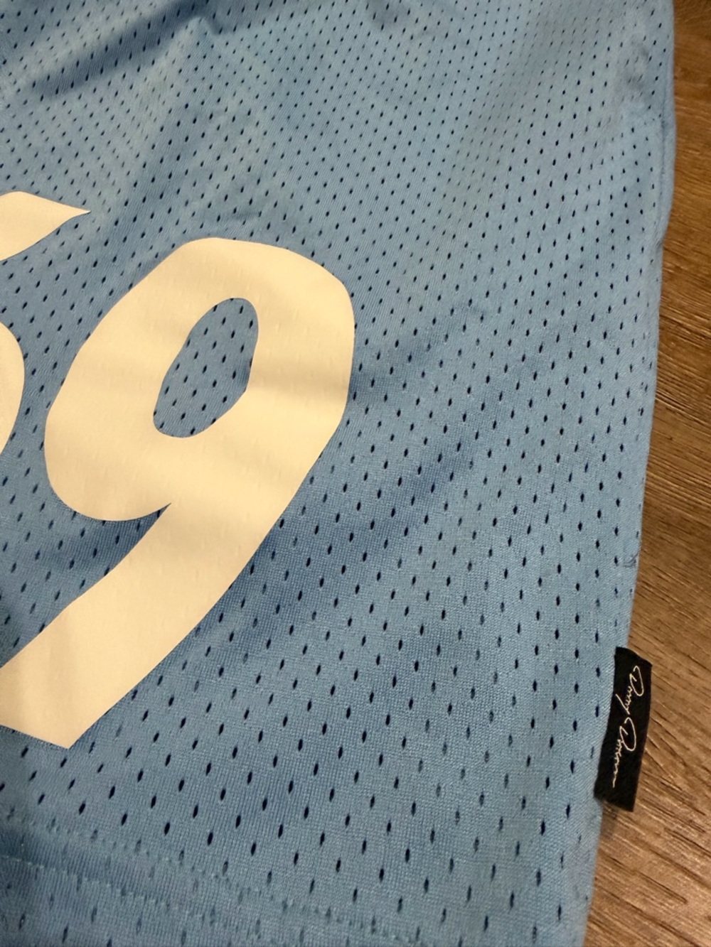 Danny Duncan 69 Mesh Light Blue Shorts - Picture 6 of 8